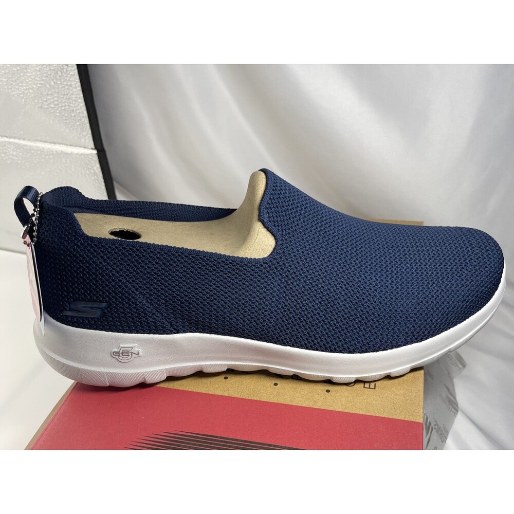 Skechers GoWalk Joy Sensational Day Navy/White 124187 Womens Size 12 New in Box - Picture 2 of 7